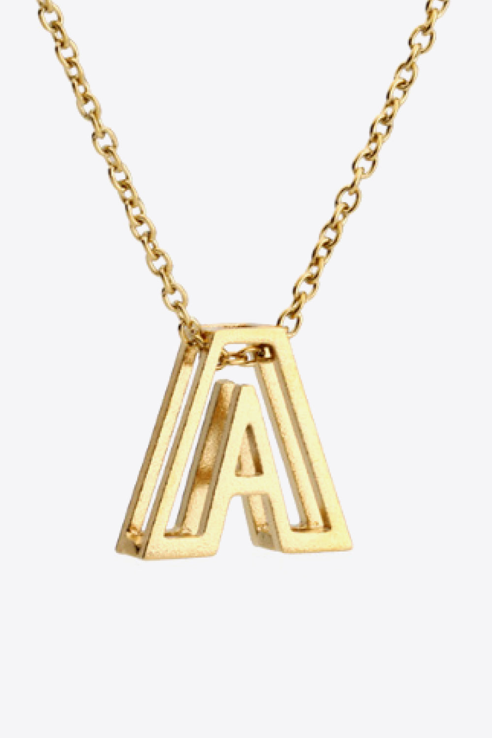 A to J Letter Pendant Nekclace